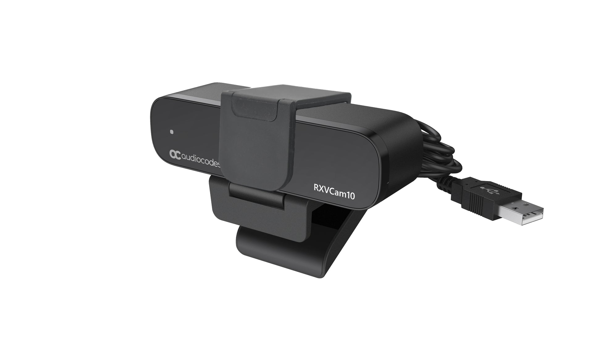 AudioCodes RXVCam10 Webcam – Full HD 1080p, 30 fps, USB 2.0, Sichtschutz – Schwarz