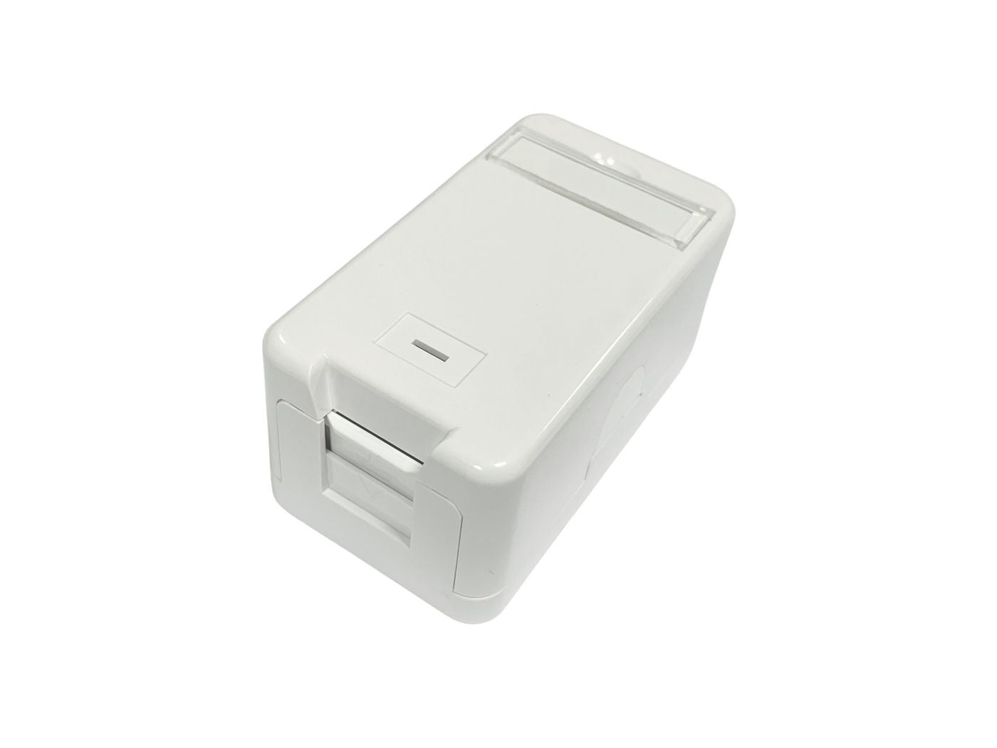 Lanview Aufputz-Box, Kunststoff – für 1×RJ45 – weiss