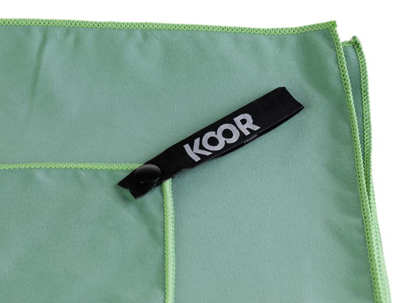 KOOR Badetuch Silva – 110×180 cm, 80% Polyester/20% Polyamid, Grün