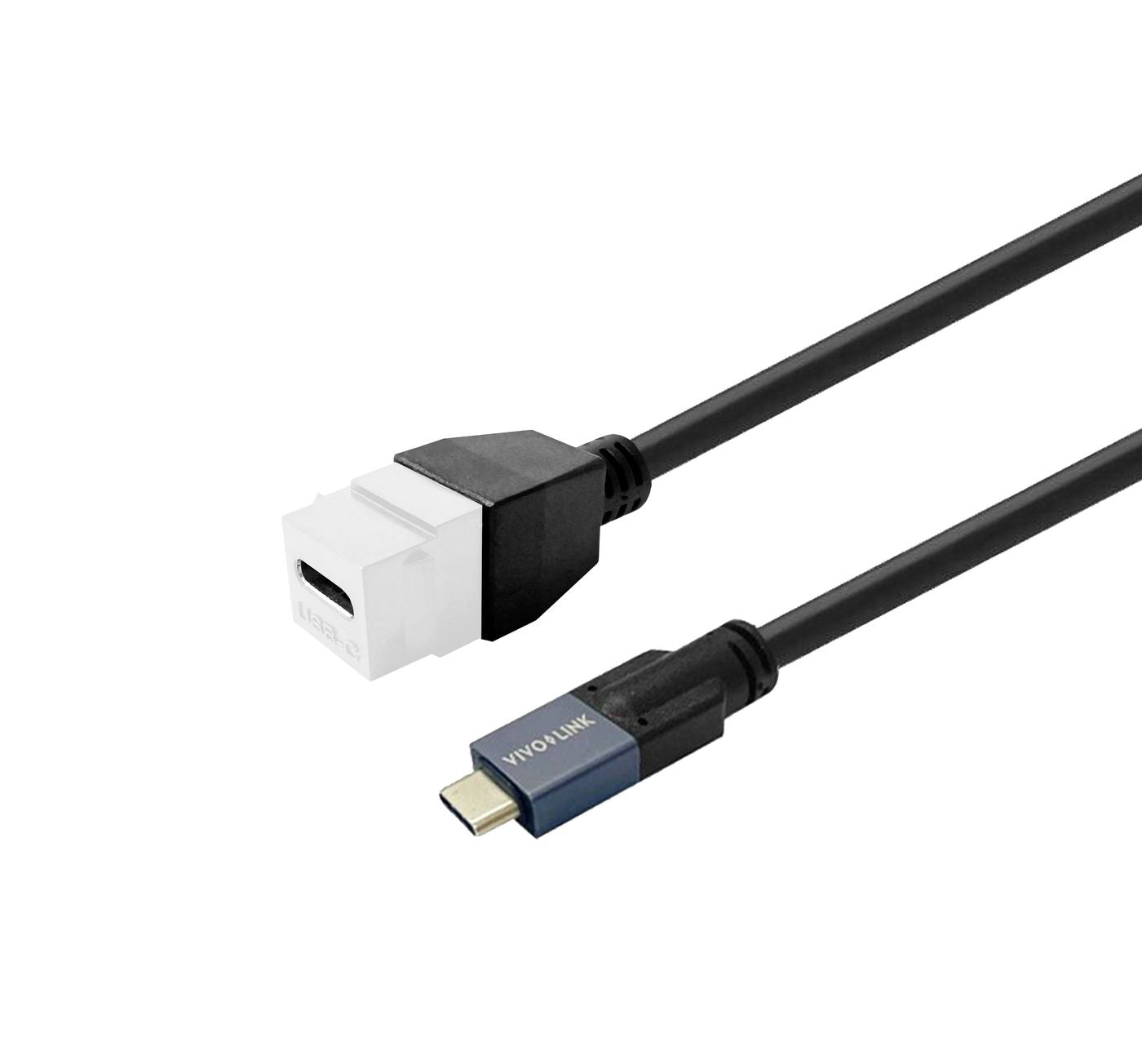 Vivolink USB-C auf USB-C Kabel – 1 m – Weiss