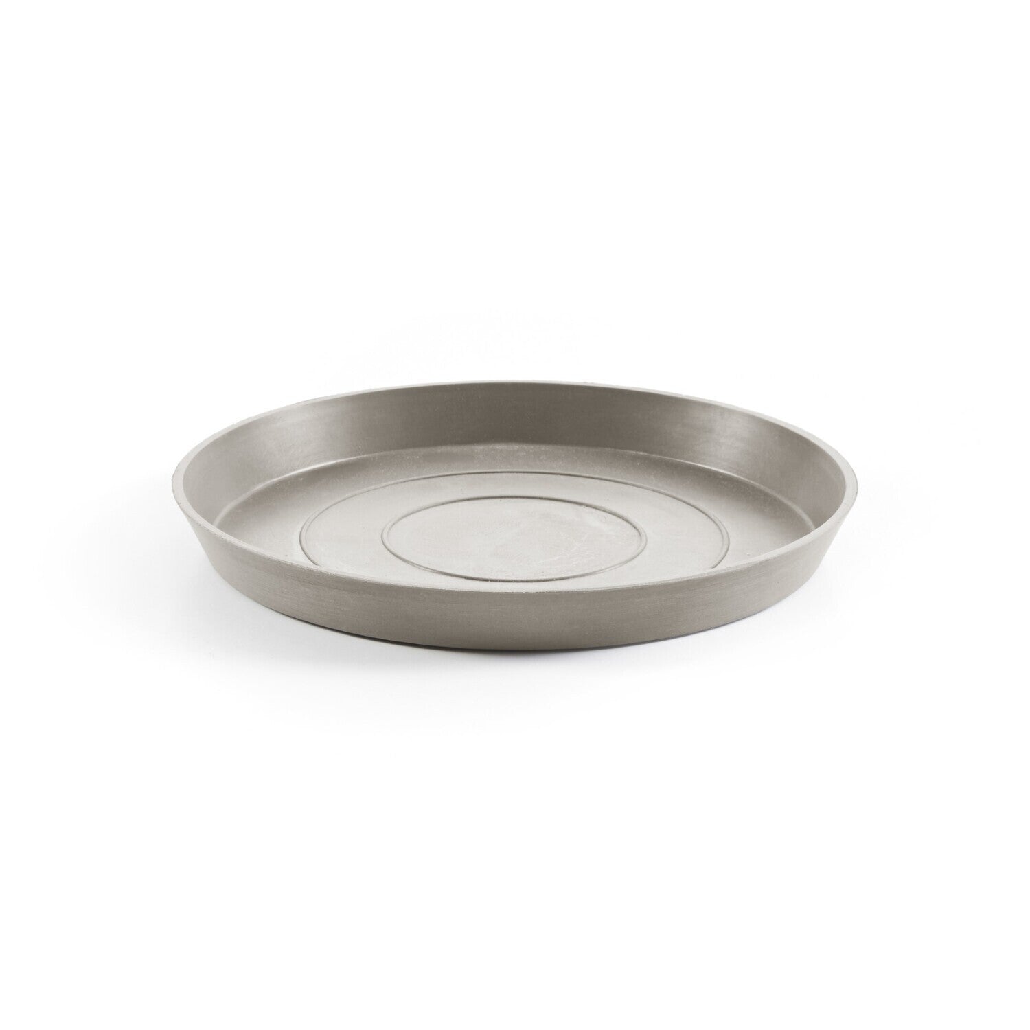 Ecopots Schale – Recycling-Kunststoff, taupe – Ø 21 × 2,5 cm