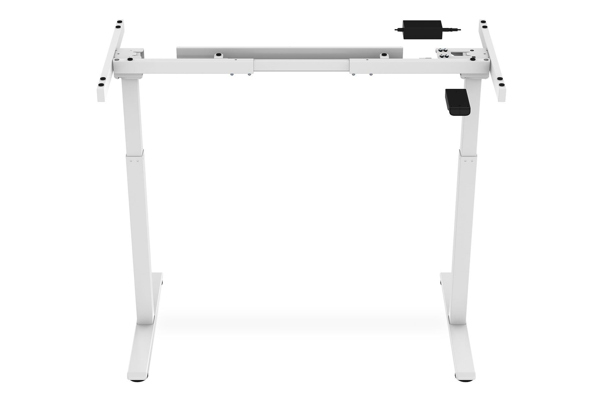 Digitus Stehtisch – 110–160 × 50–80 × 71,5–121,5 cm – weiss – höhenverstellbar