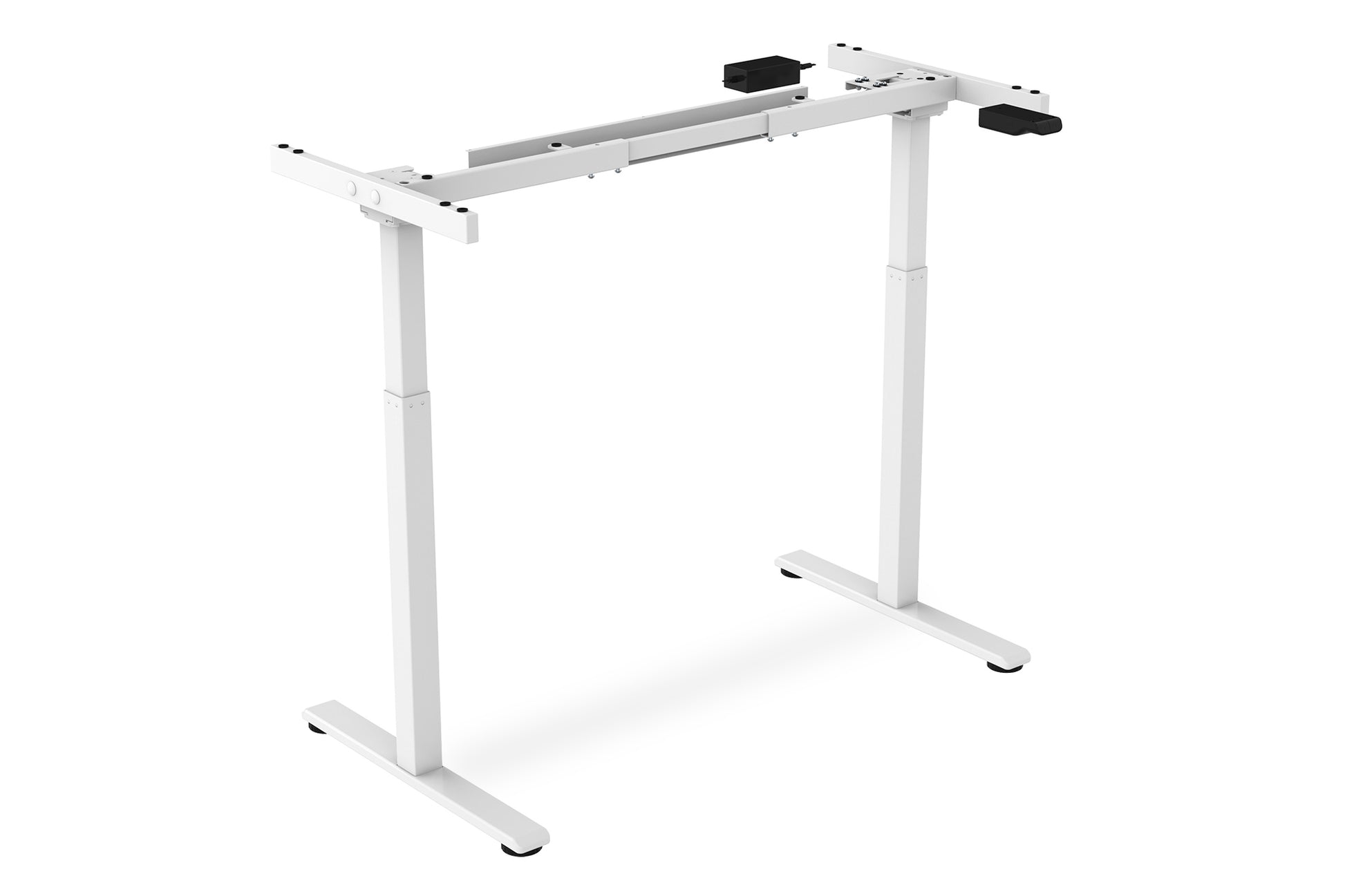 Digitus Stehtisch – 110–160 × 50–80 × 71,5–121,5 cm – weiss – höhenverstellbar
