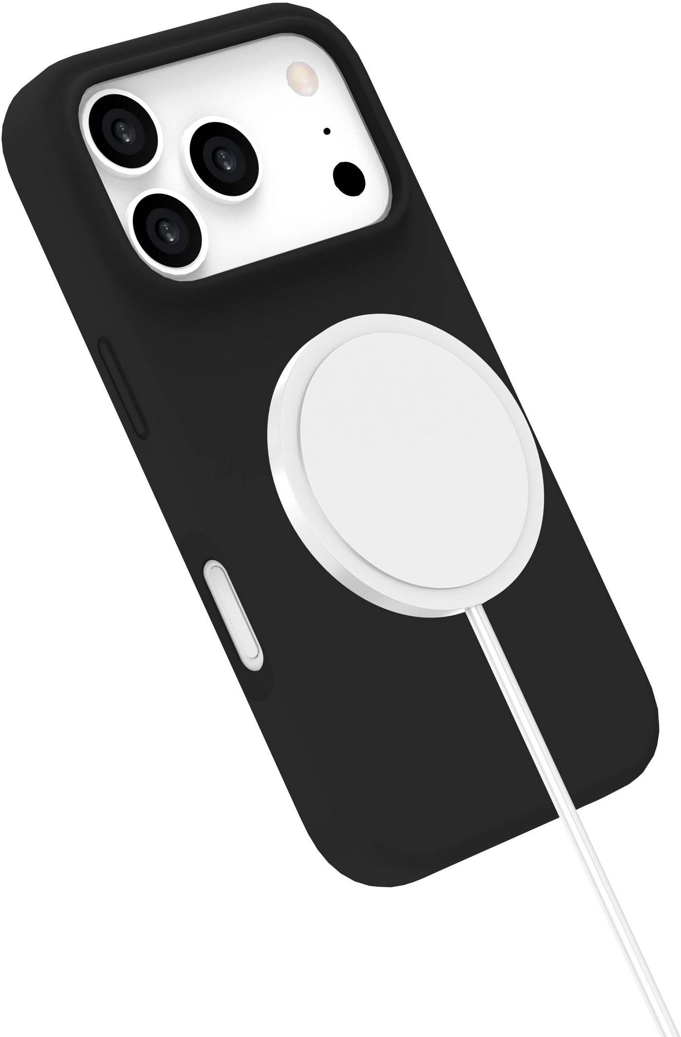 eSTUFF INFINITE ROME (GRS) – Backcover – für Apple iPhone 17 Pro – PC+Silikon, Schwarz, bis 2 m sturzsicher