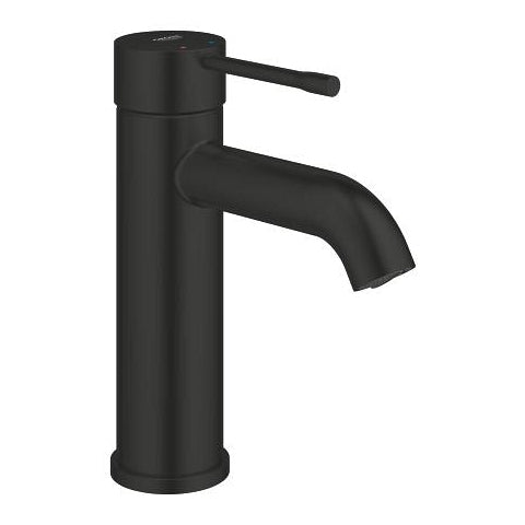 GROHE Essence Waschtischarmatur – Einhebelmischer, Grösse S, Anschlussmass 1/2", Messing, Schwarz