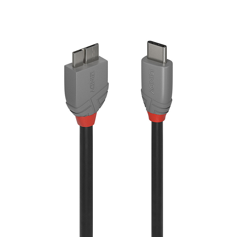 Lindy USB-Kabel, USB-C zu Micro-USB, 0,5 m, USB 3