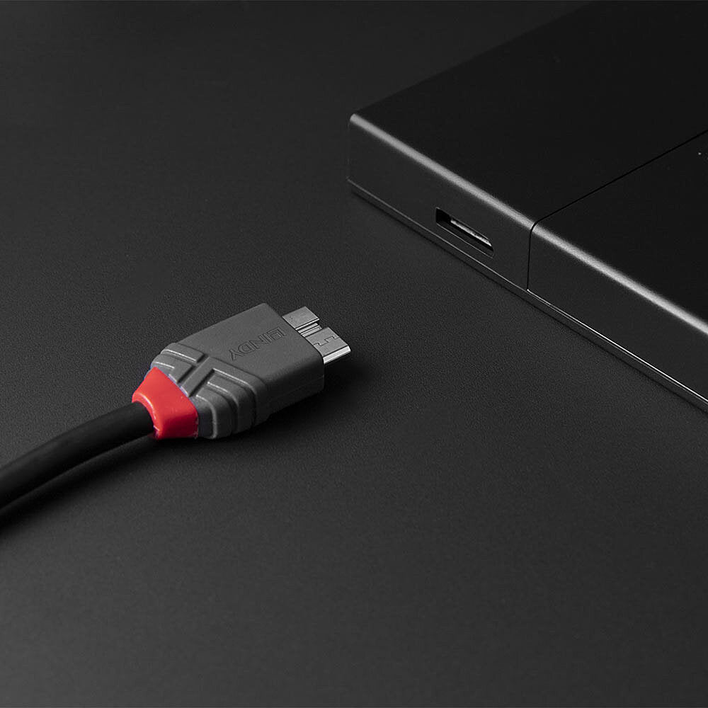 Lindy USB-Kabel, USB-C zu Micro-USB, 0,5 m, USB 3