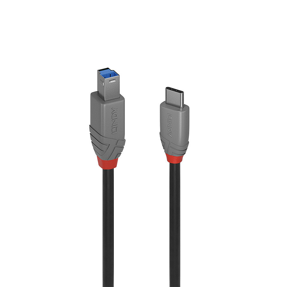 Lindy USB-Kabel, USB-C zu USB-B, 1 m, USB 3