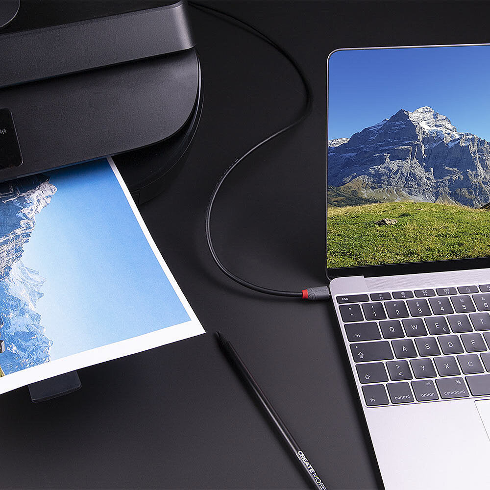 Lindy USB-Kabel, USB-C zu USB-B, 1 m, USB 3