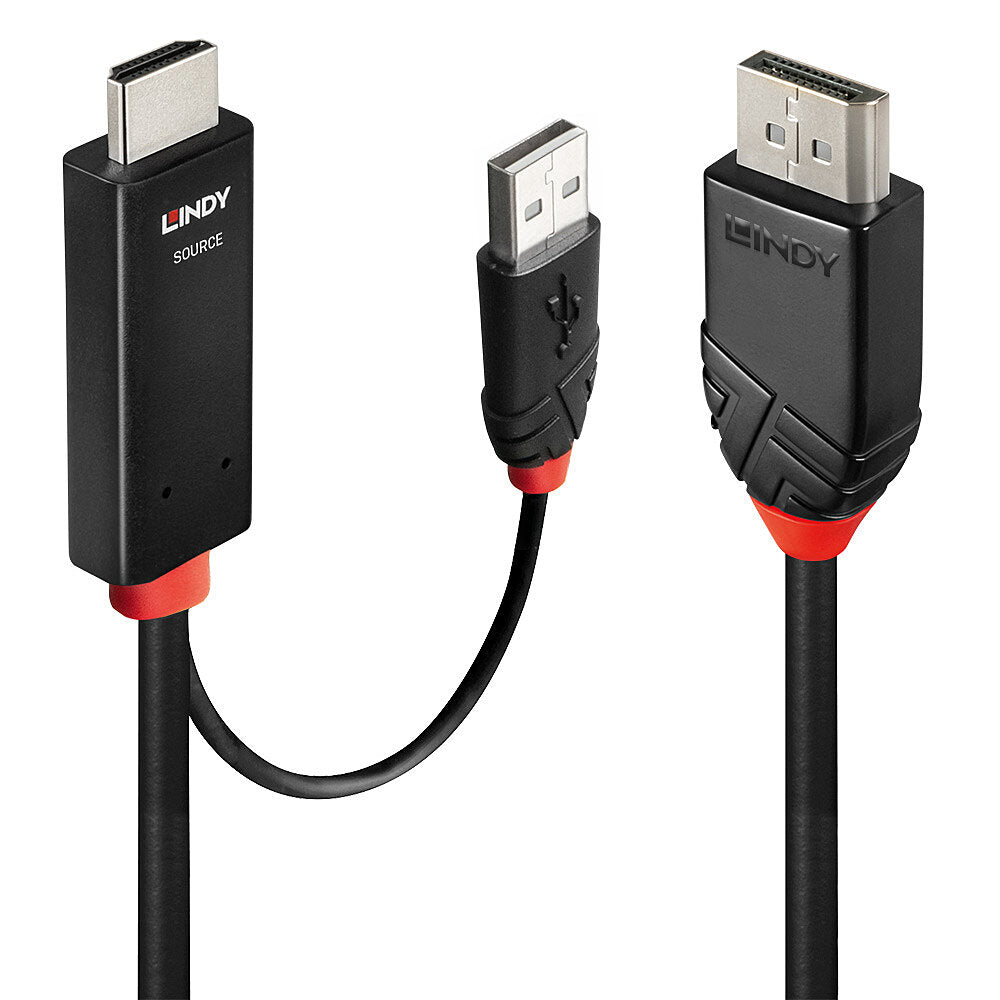 Lindy HDMI auf DisplayPort Adapter, 2 m