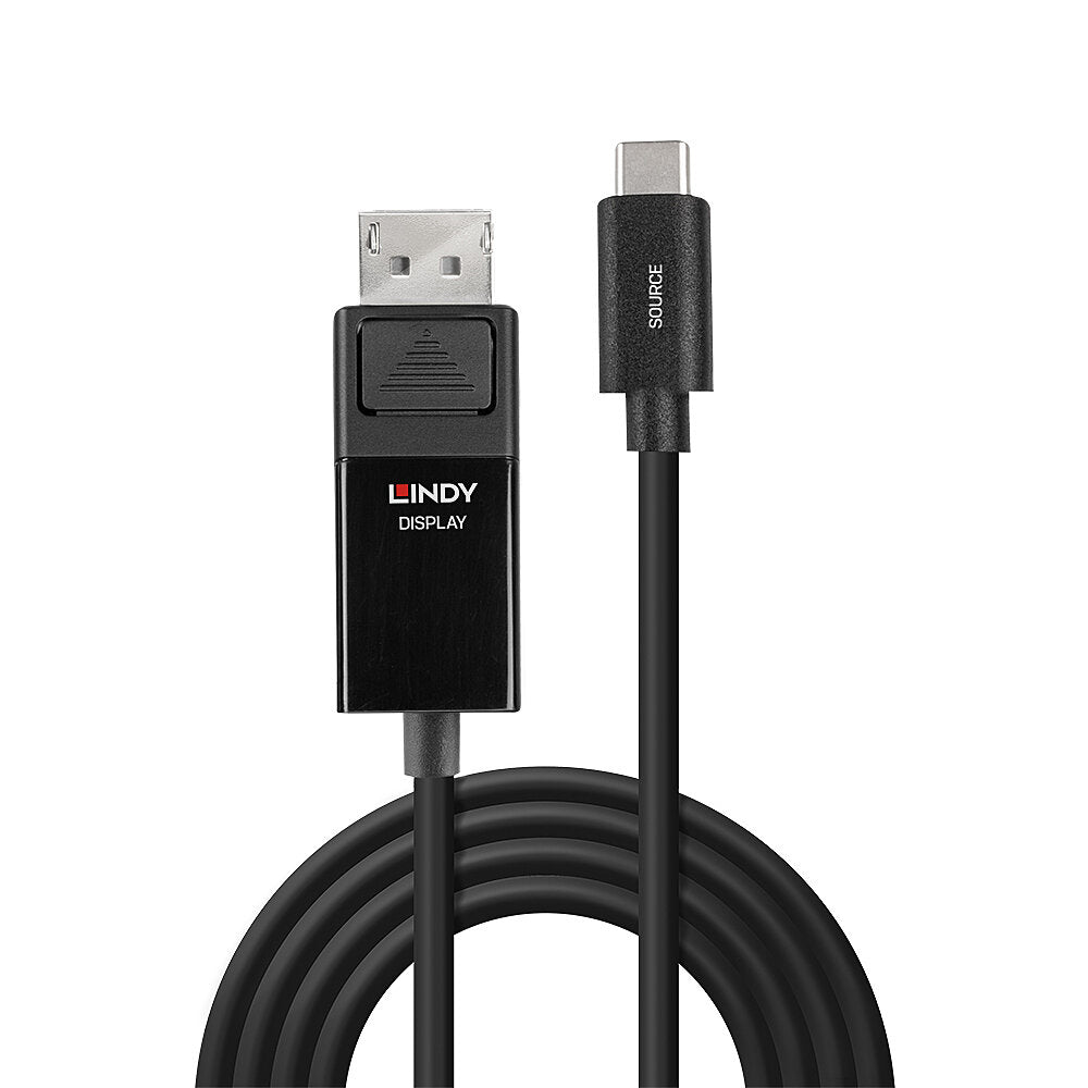 Lindy USB-C auf DisplayPort Kabel 4K 60 Hz – 2 m – HDR