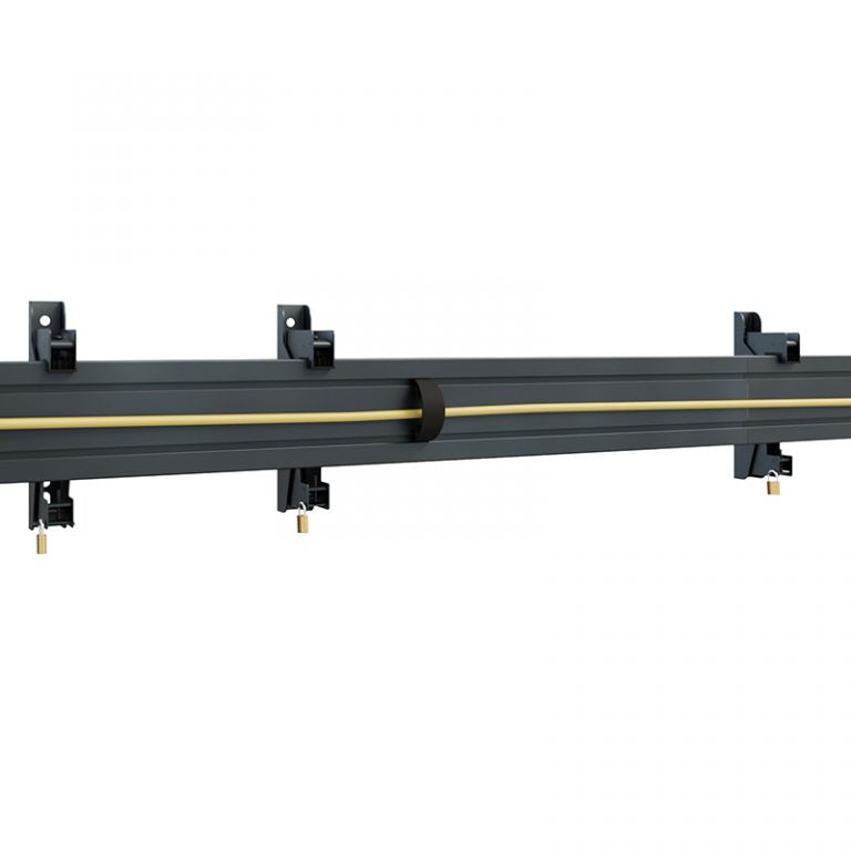 Hagor Wandhalterung – neigbar – 32–43" – VESA 75×75–200×200 – bis 50 kg, für 4 Displays – Schwarz