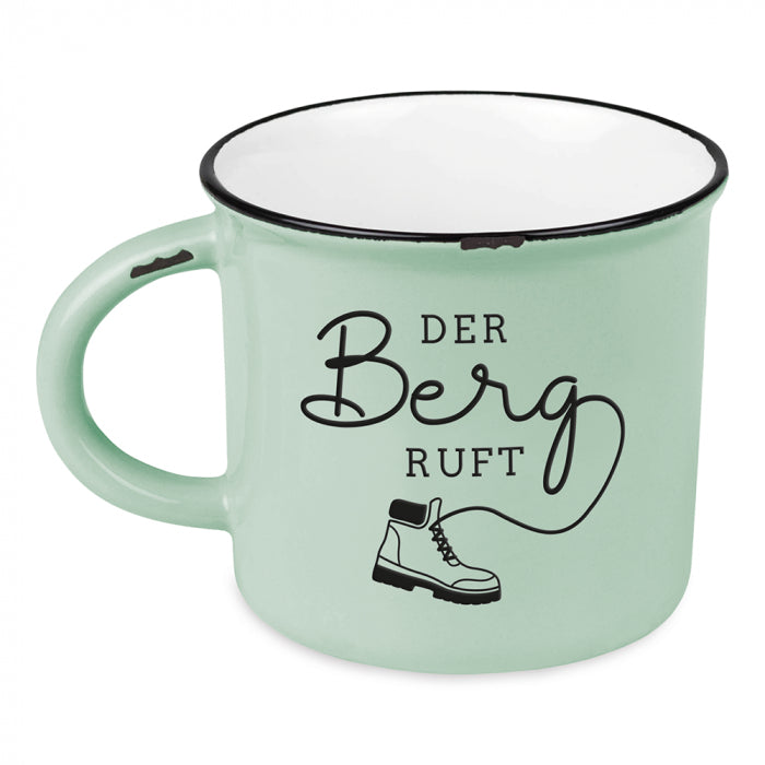 Grafik-werkstatt Tasse – 400 ml, Keramik, Grün, spülmaschinenfest, mikrowellengeeignet