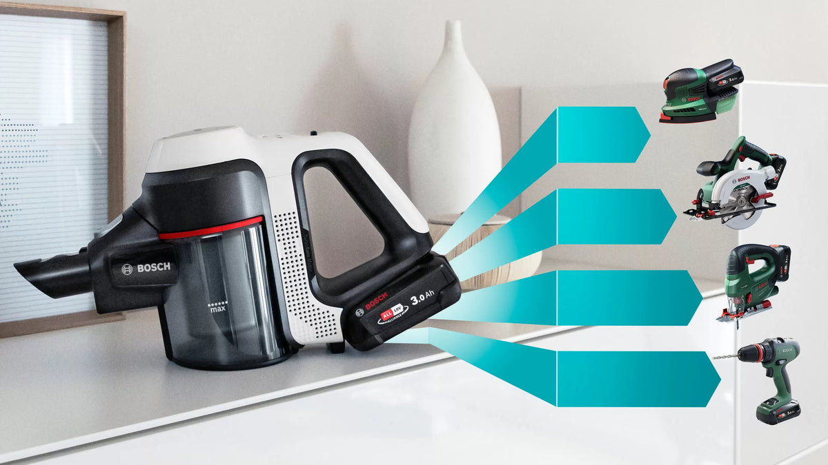 Bosch Akkustaubsauger BCS711XXL, 2-in-1 – 40 min, Behälter 0,3 l