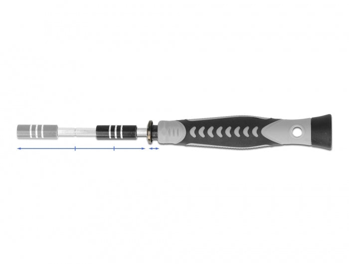 DeLOCK Präzisions-Schraubenzieher-Set PH/PZ/SL/TX/HEX u. a., Bithalter, Etui