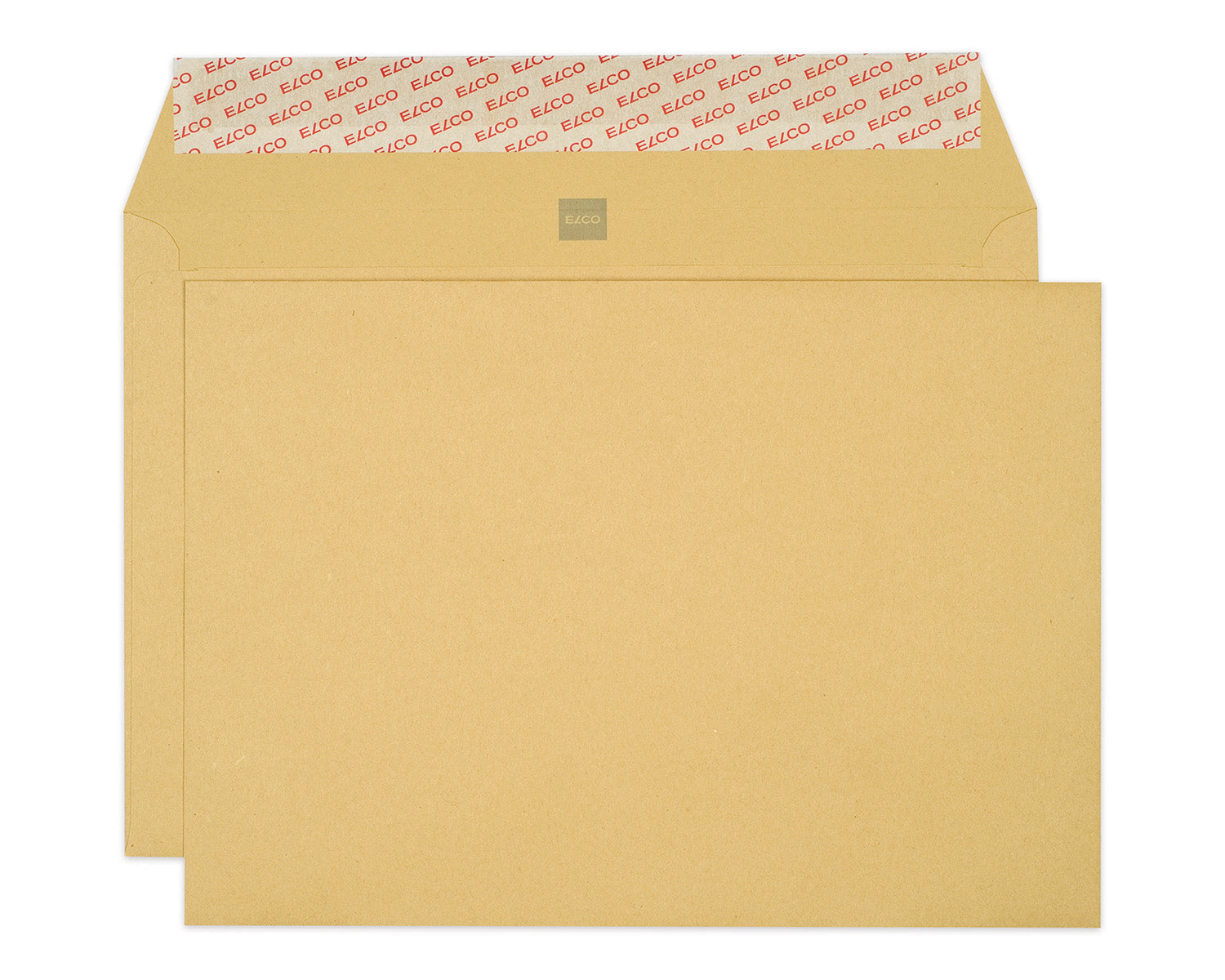 Elco Couvert C4, ohne Fenster, selbstklebend, braun, 120 g/m² – 250 Stk.