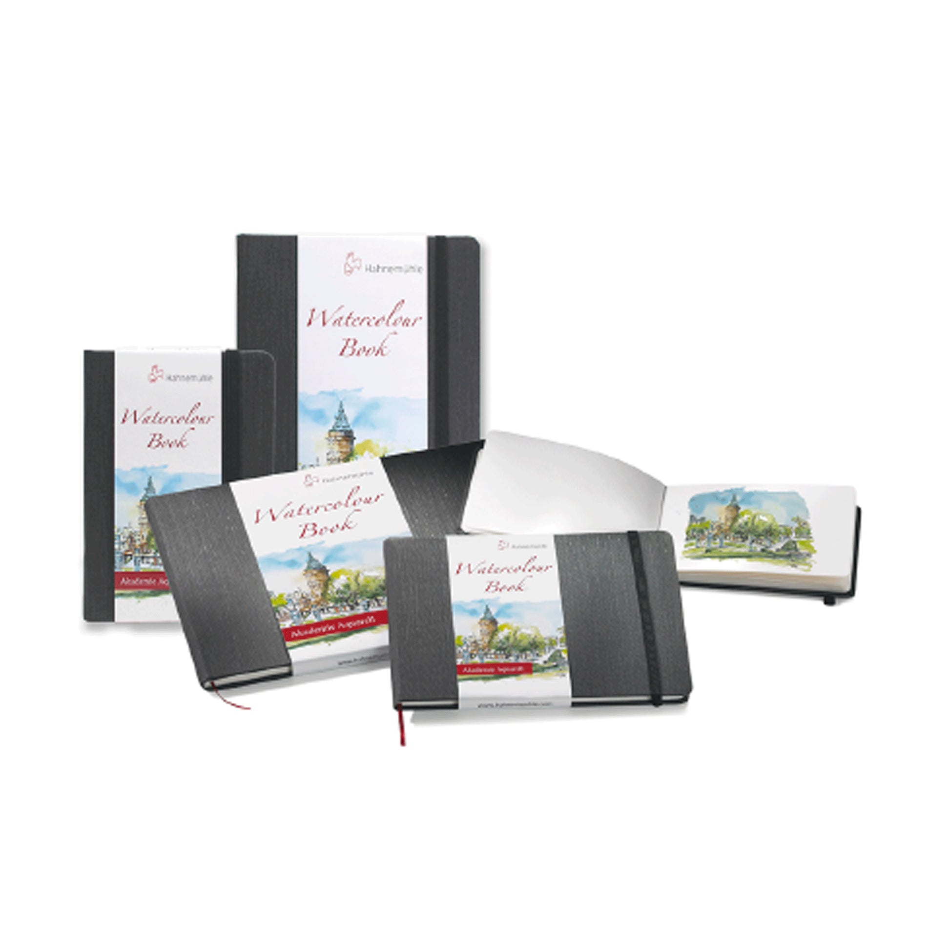 Hahnemühle Malbuch Aquarell – A6 – 60 Seiten – 200 g/m² – feinkörnig – für Aquarell & Gouache