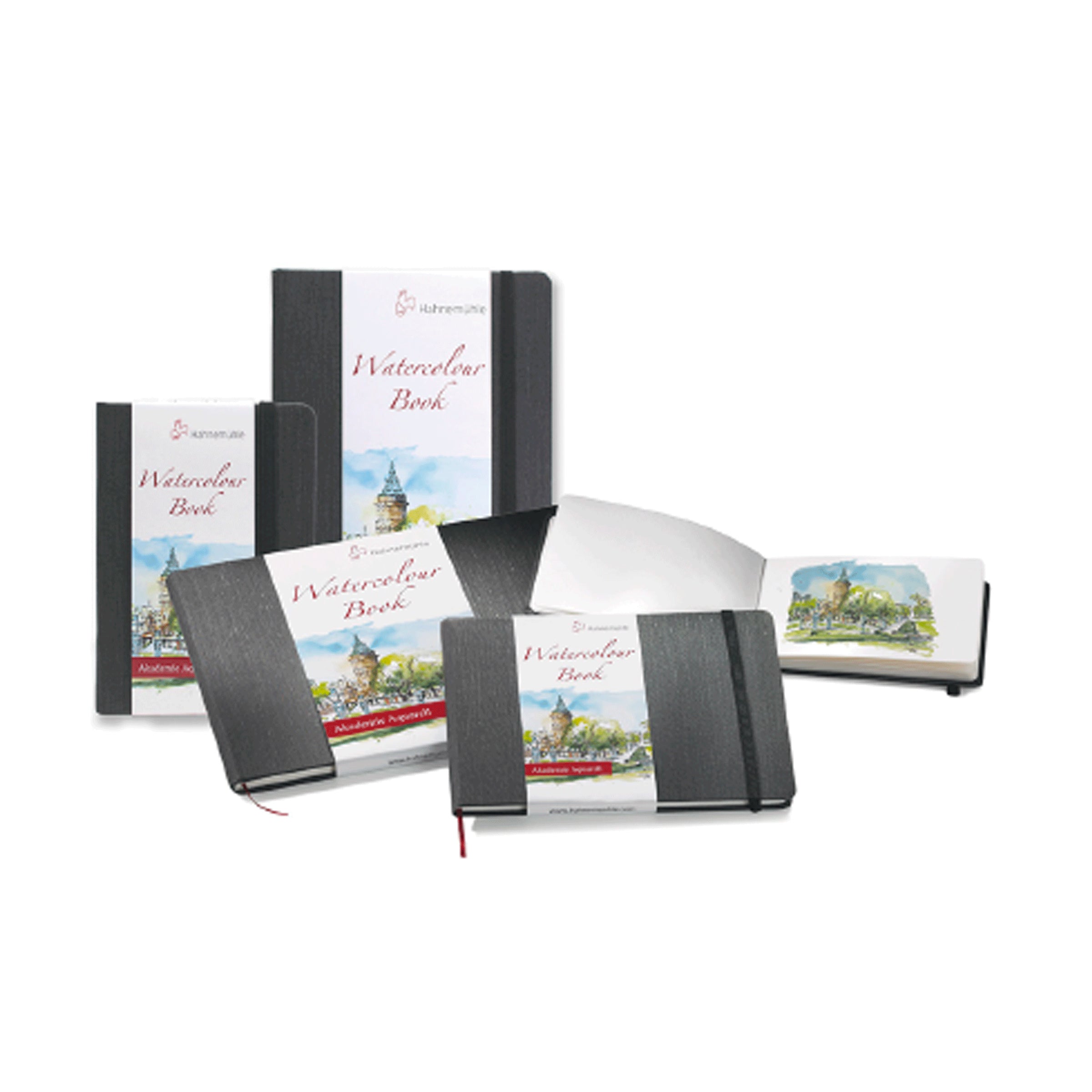 Hahnemühle Malbuch Aquarell – A6 – 60 Seiten – 200 g/m² – feinkörnig – für Aquarell & Gouache