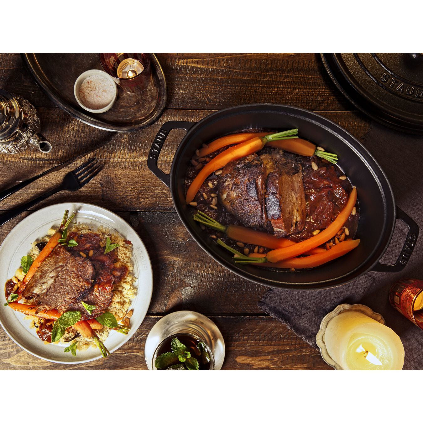 ZWILLING Kochtopf La Cocotte – 6,7 l, Gusseisen, Emaille, für Induktion, Gas, Glaskeramik, Schwarz