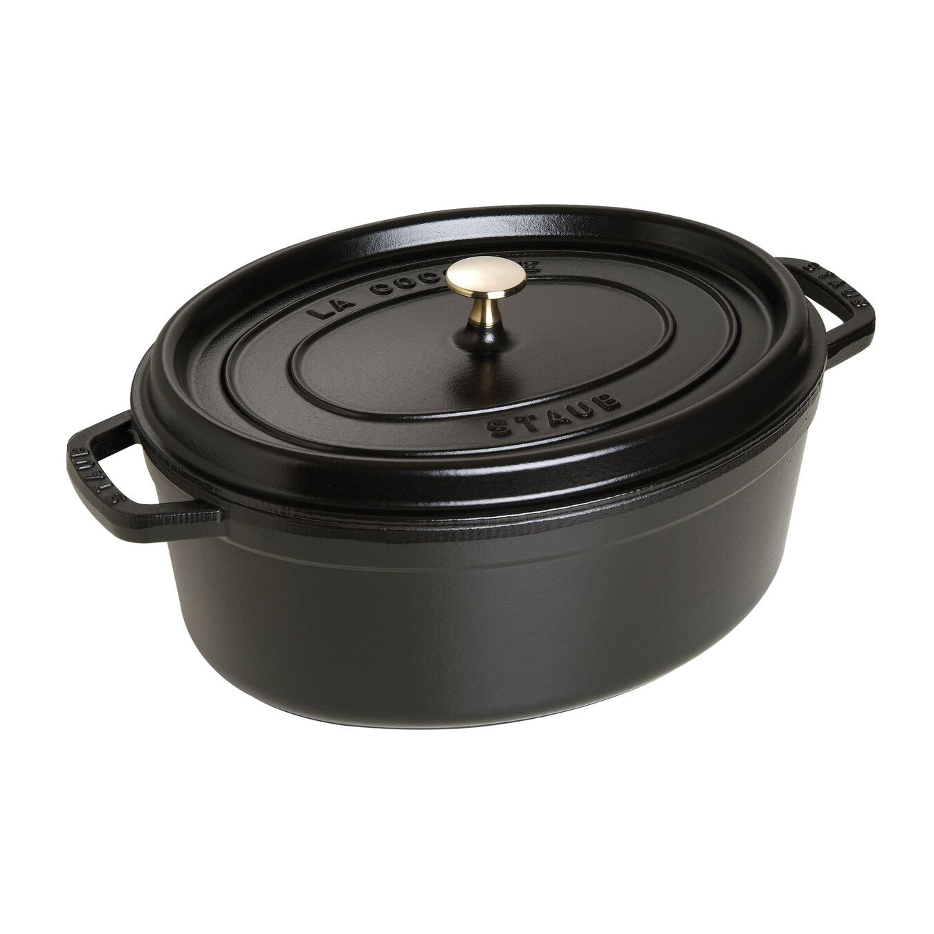 ZWILLING Kochtopf La Cocotte – 6,7 l, Gusseisen, Emaille, für Induktion, Gas, Glaskeramik, Schwarz