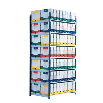 Paperflow Lagerregal RANG'ECO Anbauelement – Stahl epoxidbeschichtet, mehrfarbig, 205 cm