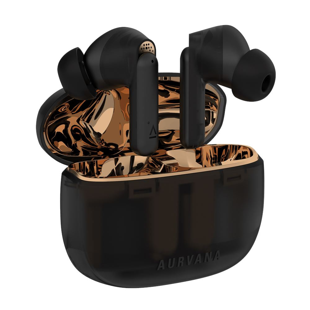 Creative Labs Aurvana Ace 2 TWS In-Ear – Stereo, mit Ladecase, Schwarz/Kupfer, BT 5.3