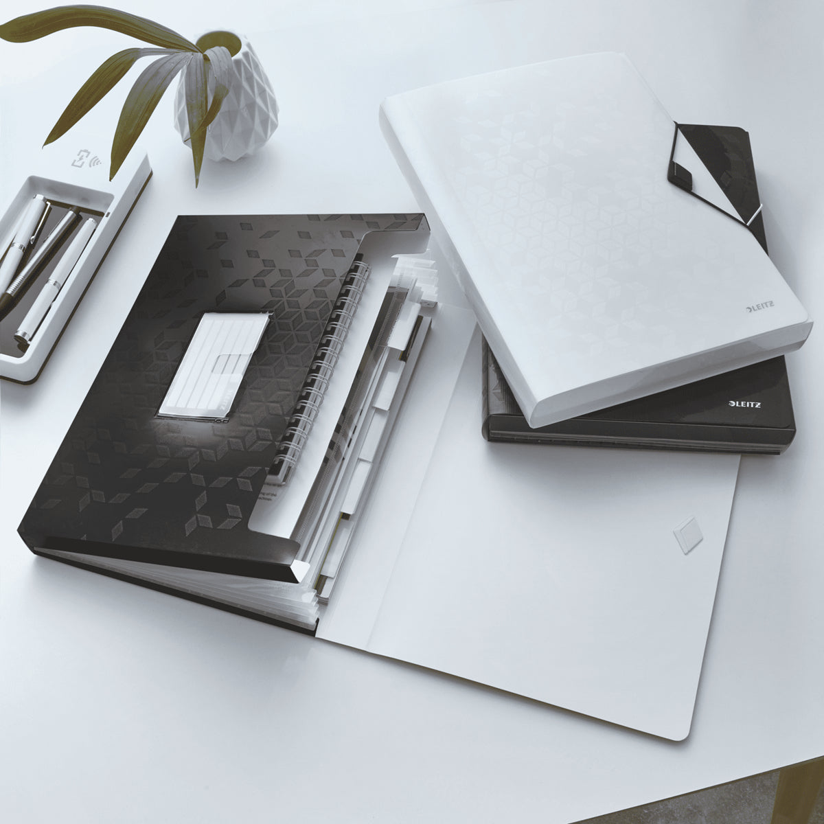 Leitz Sammelmappe, für A4, Kunststoff, schwarz