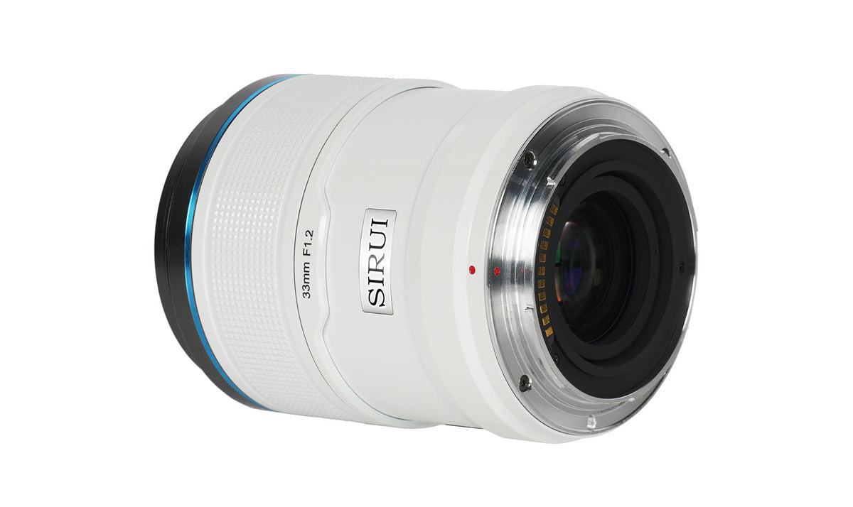 Sirui Sniper 33 mm f/1.2 Objektiv – für Nikon Z – APS-C – 58 mm Filter – Weiss
