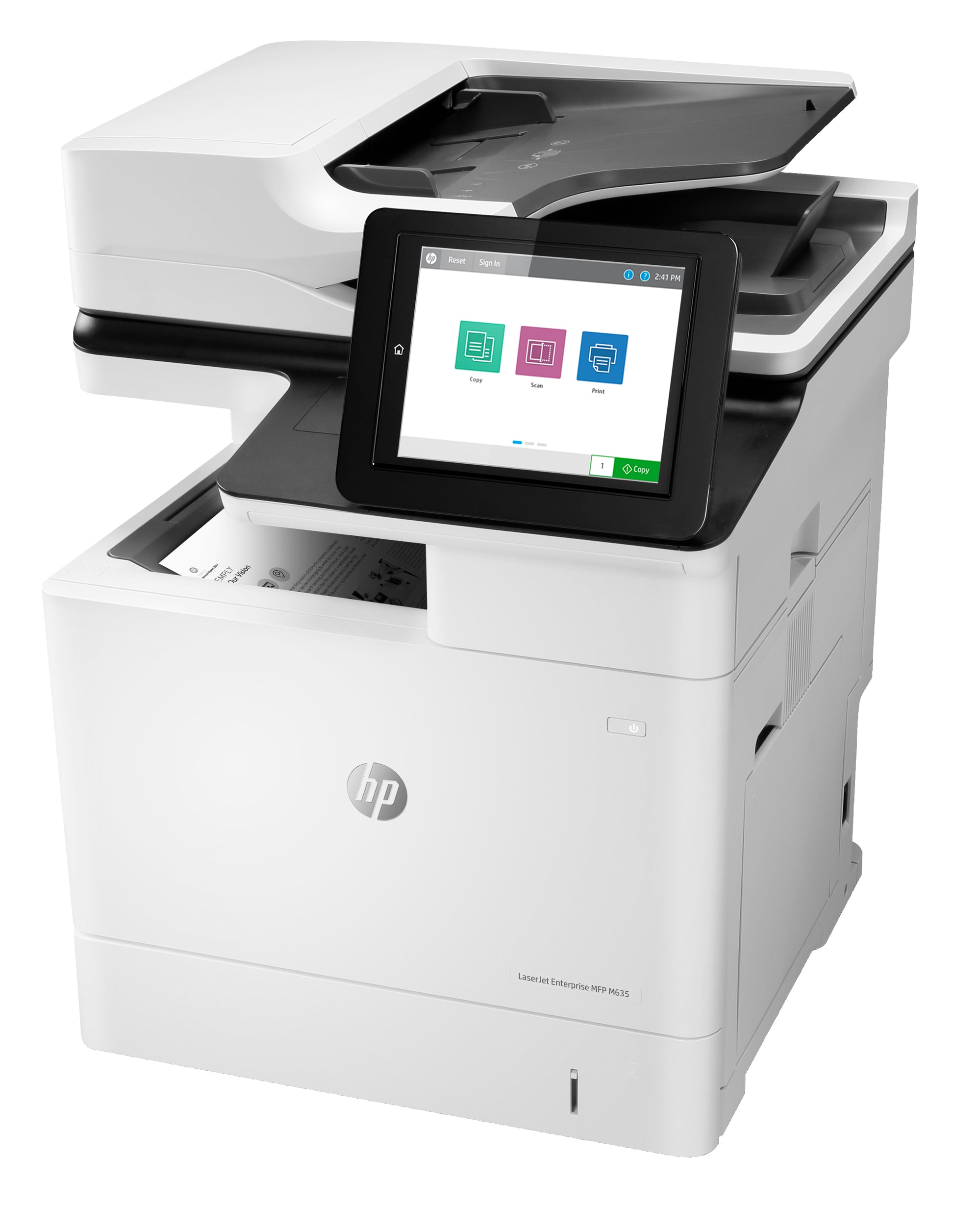 HP LASERJET ENTERPRISE M635H – S/W Laser-MFP A4 – 52 Seiten/Min S/W