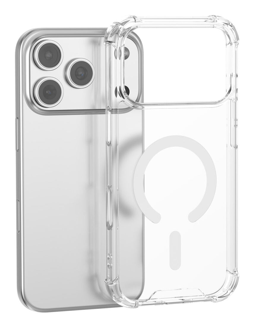 4smarts Ibiza Backcover – für Apple iPhone 17 Pro Max, MagSafe, PC+TPU, Transparent