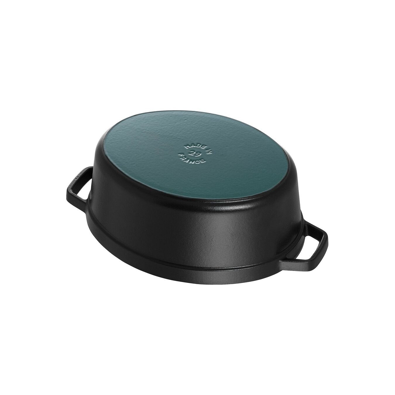 ZWILLING Kochtopf La Cocotte – 6,7 l, Gusseisen, Emaille, für Induktion, Gas, Glaskeramik, Schwarz