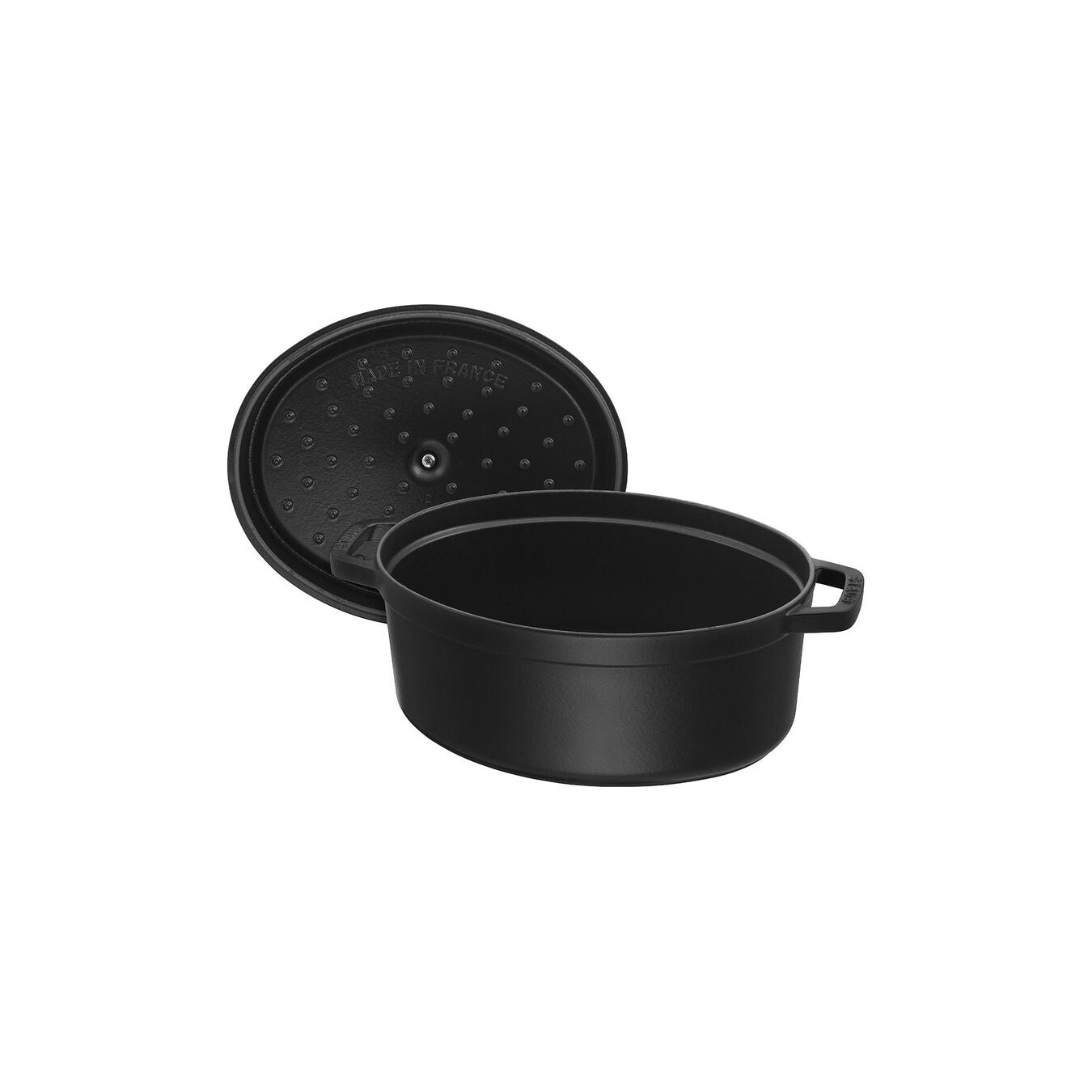 ZWILLING Kochtopf La Cocotte – 4,2 l, Gusseisen, Emaille, für Induktion, Gas, Glaskeramik u. a., Schwarz
