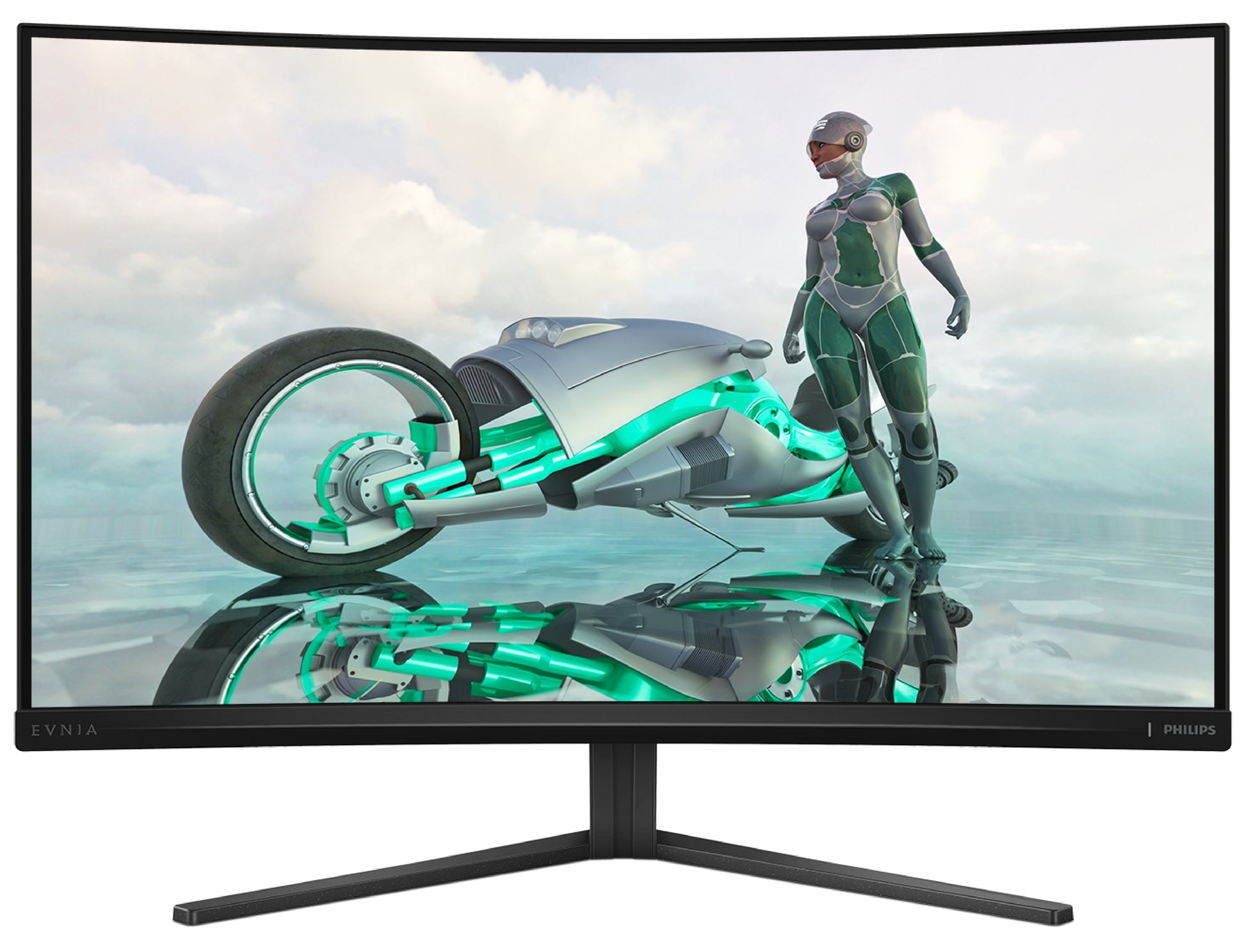 Philips 32M2C3500L/00 – Monitor, 31,5", VA, 180 Hz, 300 cd/m², Gebogen, VESA 100 × 100, Anthrazit