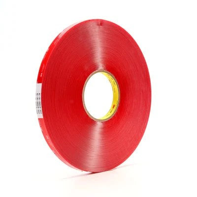 3M 4905F Doppelseitiges Klebeband – 9 mm × 33 m, transparent, permanent, für Keramik, Metall, PVC (Auswahl)
