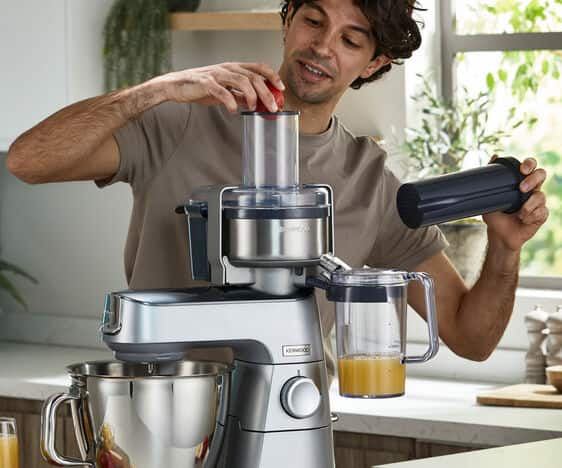 Kenwood Saftpresse-Aufsatz AT641 – 20 × 27 × 31 cm, für Chef-Serie (z. B. Chef Sense, Cooking Chef)