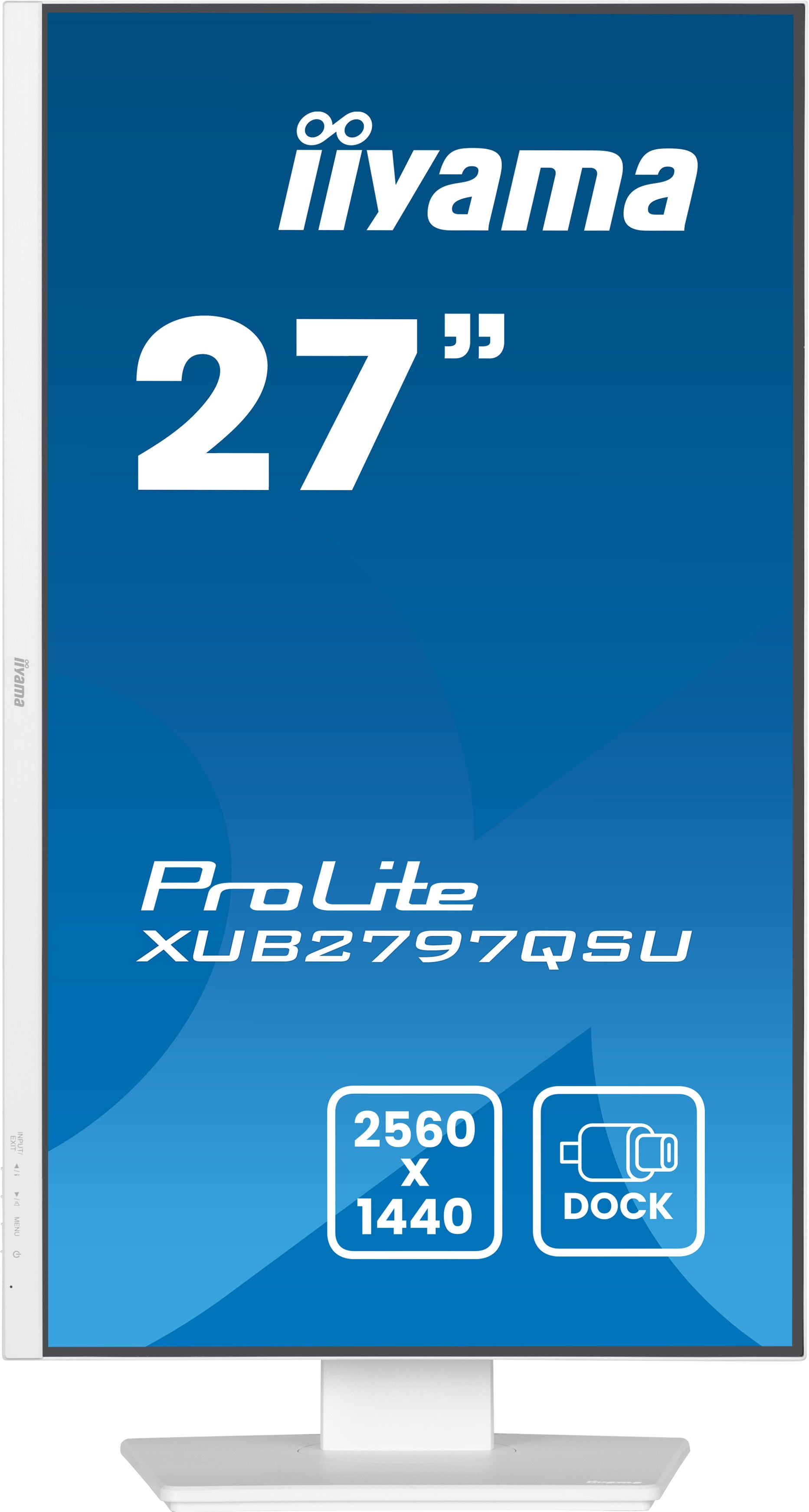 iiyama ProLite XUB2797QSU-W2 – 27", 2560 × 1440 (WQHD), IPS, 100 Hz