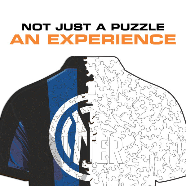 Iconic Puzzles Puzzle FC Inter Mailand Trikot – 150 Teile – 21 × 27 cm – ab 10 J.