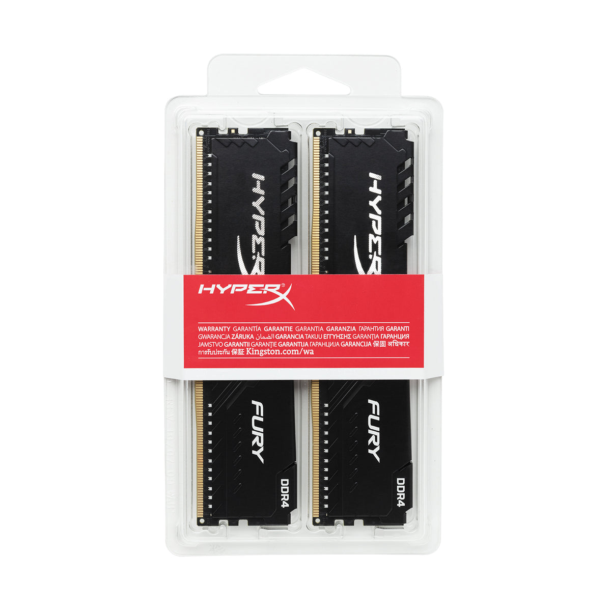 Kingston Technology HyperX FURY HX424C15FB3K2/32 – Arbeitsspeicher – 32 GB (2×16 GB) DDR4‑2400 CL15, 288-poliger DIMM