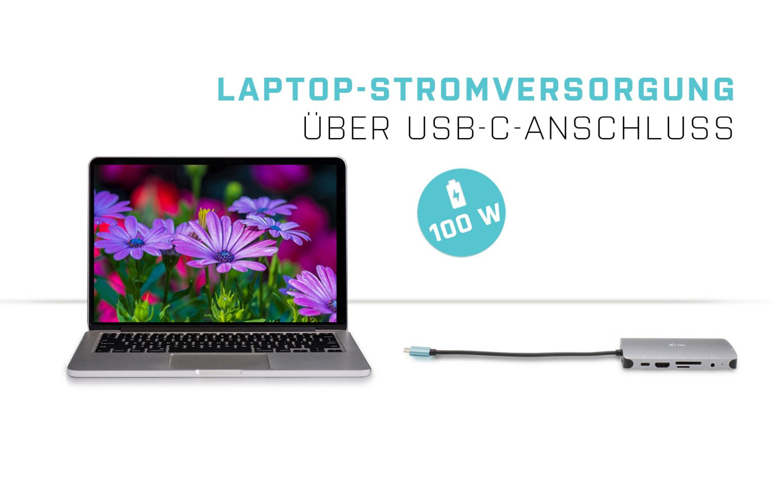 i-tec Multiport-Adapter – USB-C, 1× HDMI, 1× VGA, 3× USB-A, 2× USB-C, 100 W PD, GbE, für Windows/Mac/Linux