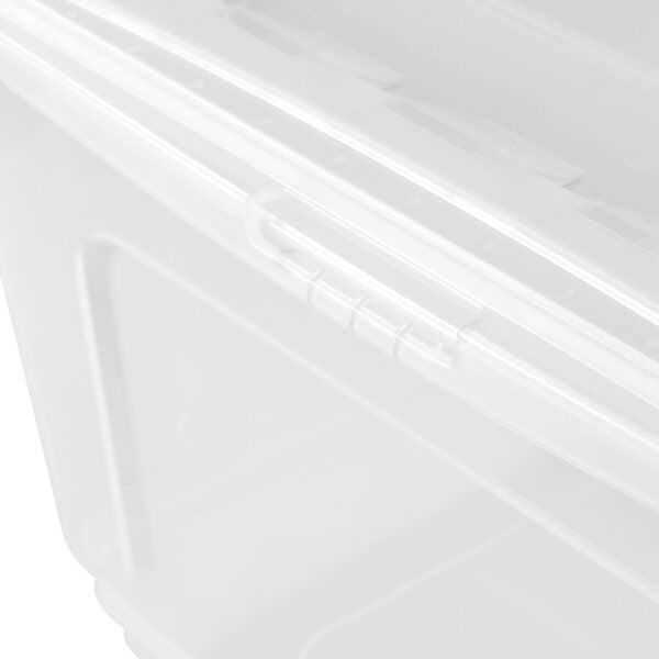 keeeper Aufbewahrungsbox 30 l (mit Deckel) – Polypropylen – transparent