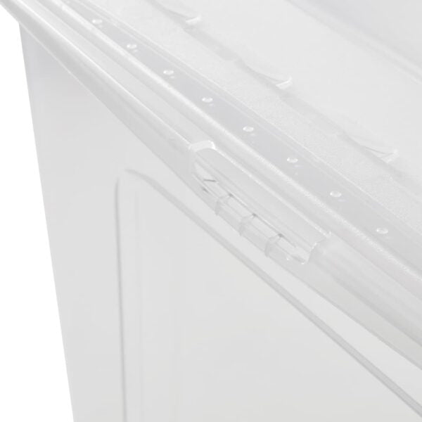 keeeper Aufbewahrungsbox 52 l (mit Deckel) – Polypropylen – transparent – 590 × 350 × 390 mm