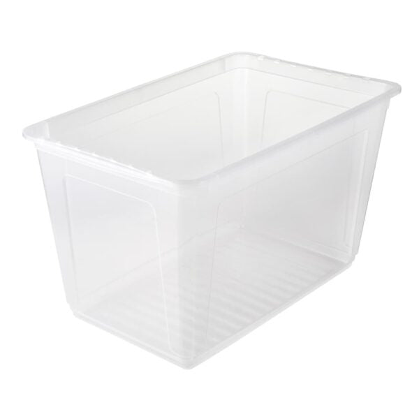 keeeper Aufbewahrungsbox 52 l (mit Deckel) – Polypropylen – transparent – 590 × 350 × 390 mm