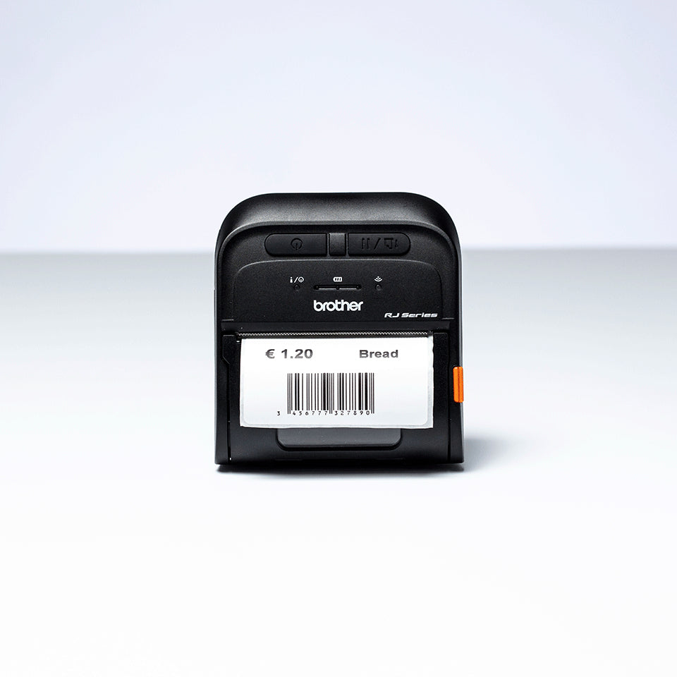 Brother RJ-3055WB – Bondrucker, Thermodirekt, MFi, WLAN, Bluetooth, für Quittungsrollen bis 76,2 mm