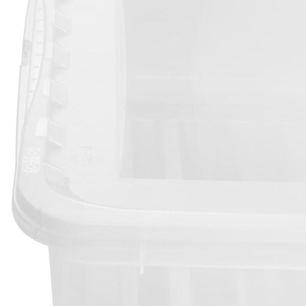 keeeper Aufbewahrungsbox 8 l (mit Deckel) – Polypropylen – transparent – 390 × 100 × 265 mm