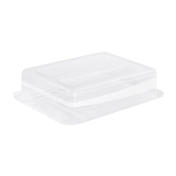 keeeper Aufbewahrungsbox 7 l (mit Deckel) – Polypropylen – transparent – 395 × 95 × 295 mm