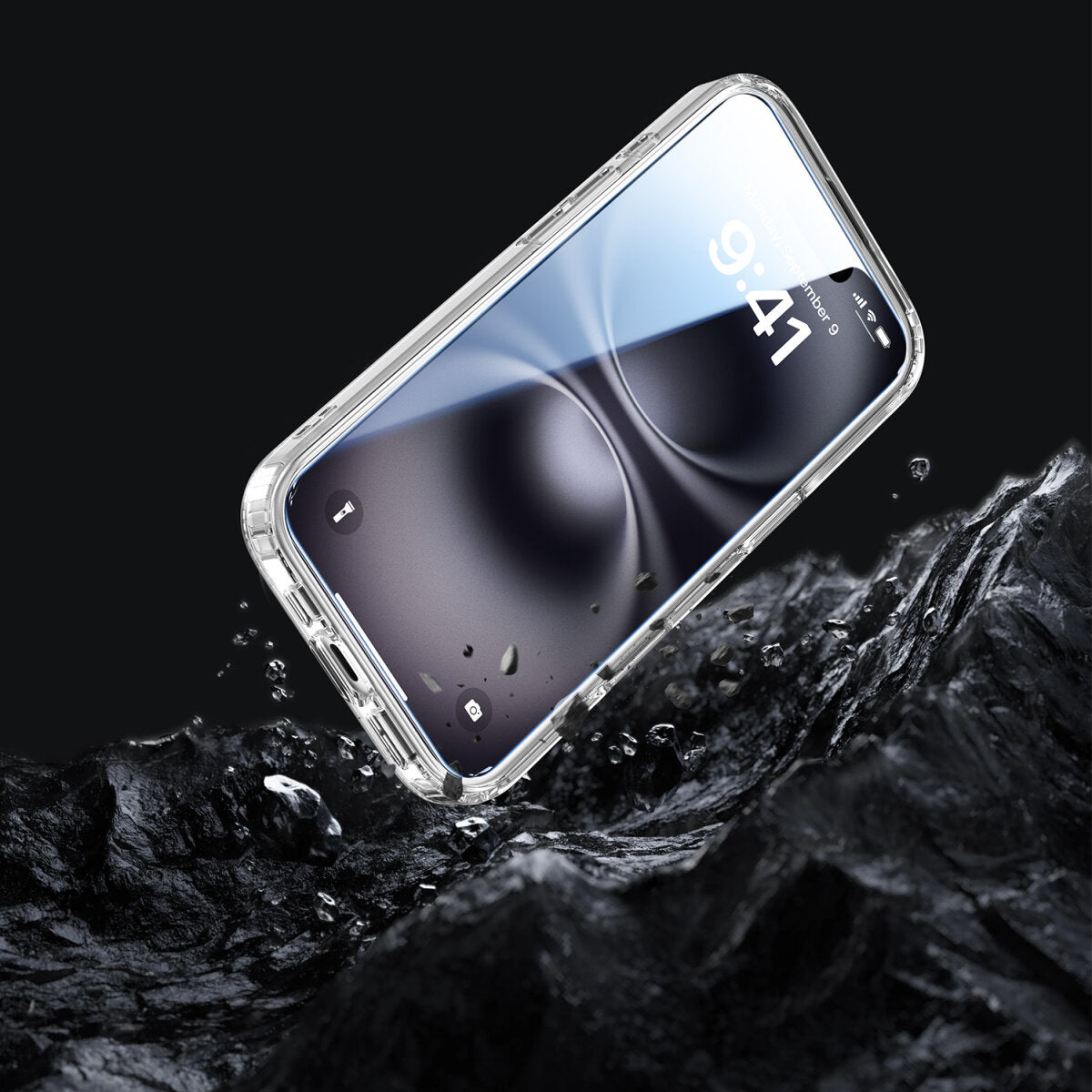 4smarts 360° Premium Set Backcover – für Apple iPhone 17 Pro, MagSafe, PC+Gehärtetes Glas, Transparent