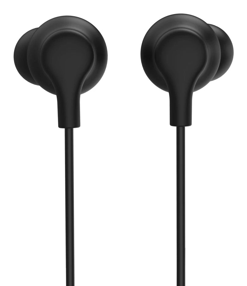 Hama Popply In-Ear Headset – Stereo, 3,5 mm Klinkenkabel, Schwarz