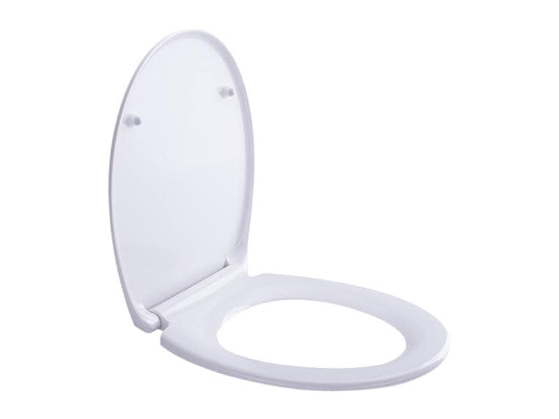 COCON Toilettensitz – Duroplast, weiss, mit Deckel, Absenkautomatik, 37,2 × 44,6 × 5,2 cm