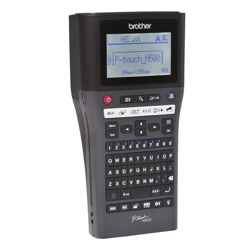 Brother PT-H500 – Beschriftungsgerät, TZe/HSe bis 24 mm, 180×180 dpi, 30 mm/s, USB, Autoabschneider