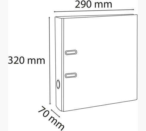 Exacompta Hebelordner – für A4 – fuchsie